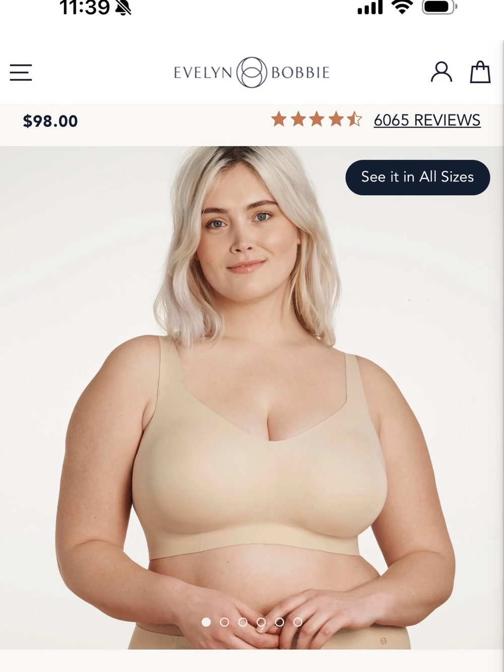 Evelyn & Bobbie Everyday Nude Beyond Bra in Sand